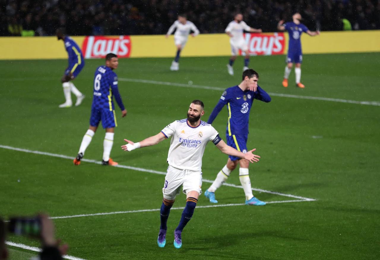 ليلة ملكية.. "هاتريك" بنزيما يقود ريال مدريد للفوز على تشيلسي في عقر داره (صور)