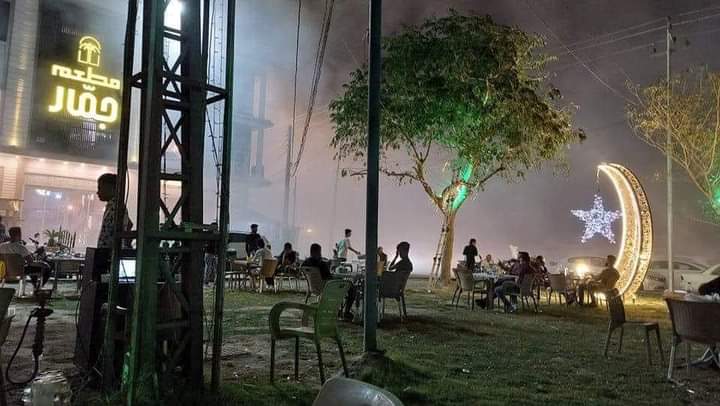 اندلاع حريق في مطعم وسط كربلاء