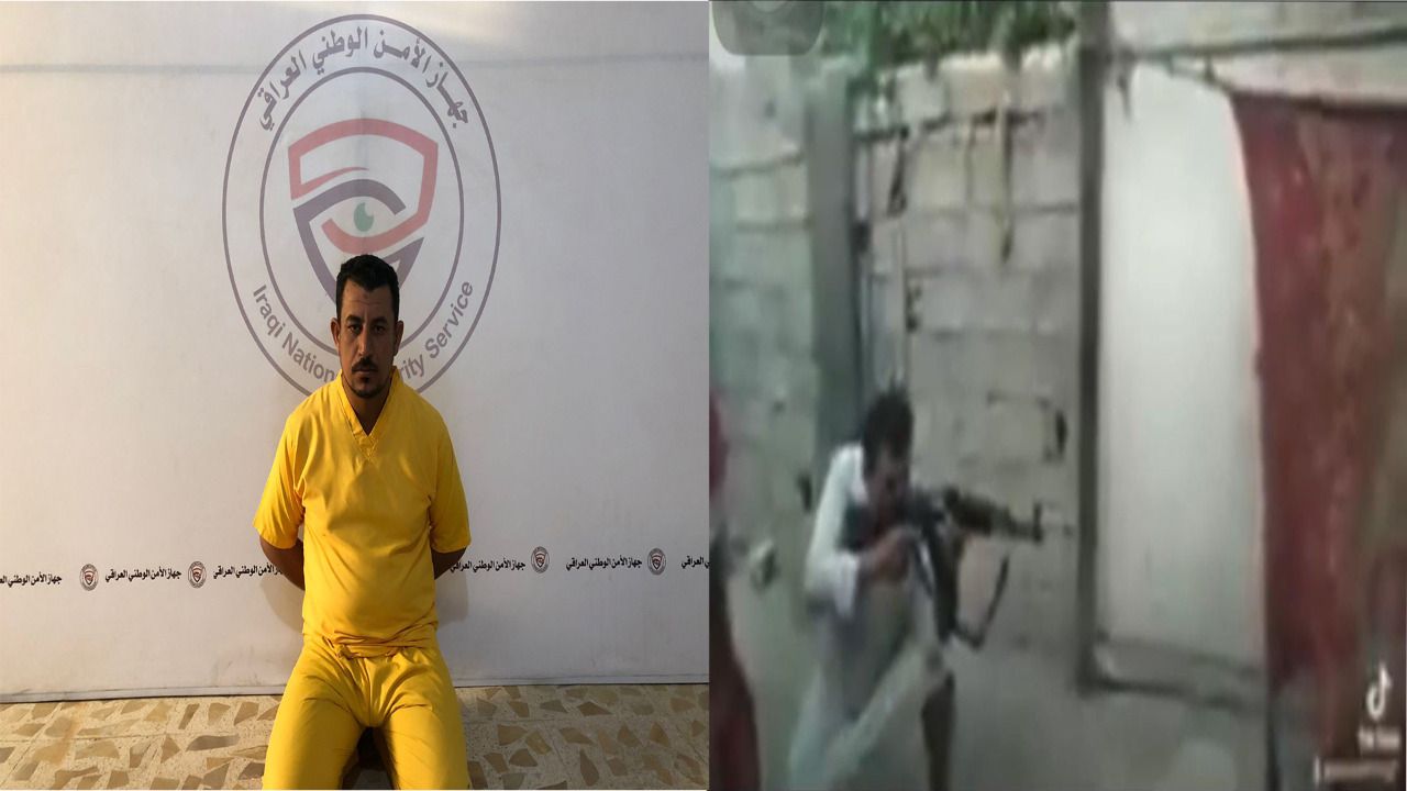 "الكلاشنكوف والطفلة".. الأمن الوطني يعتقل صاحب الفيديو "الصادم" في ذي قار