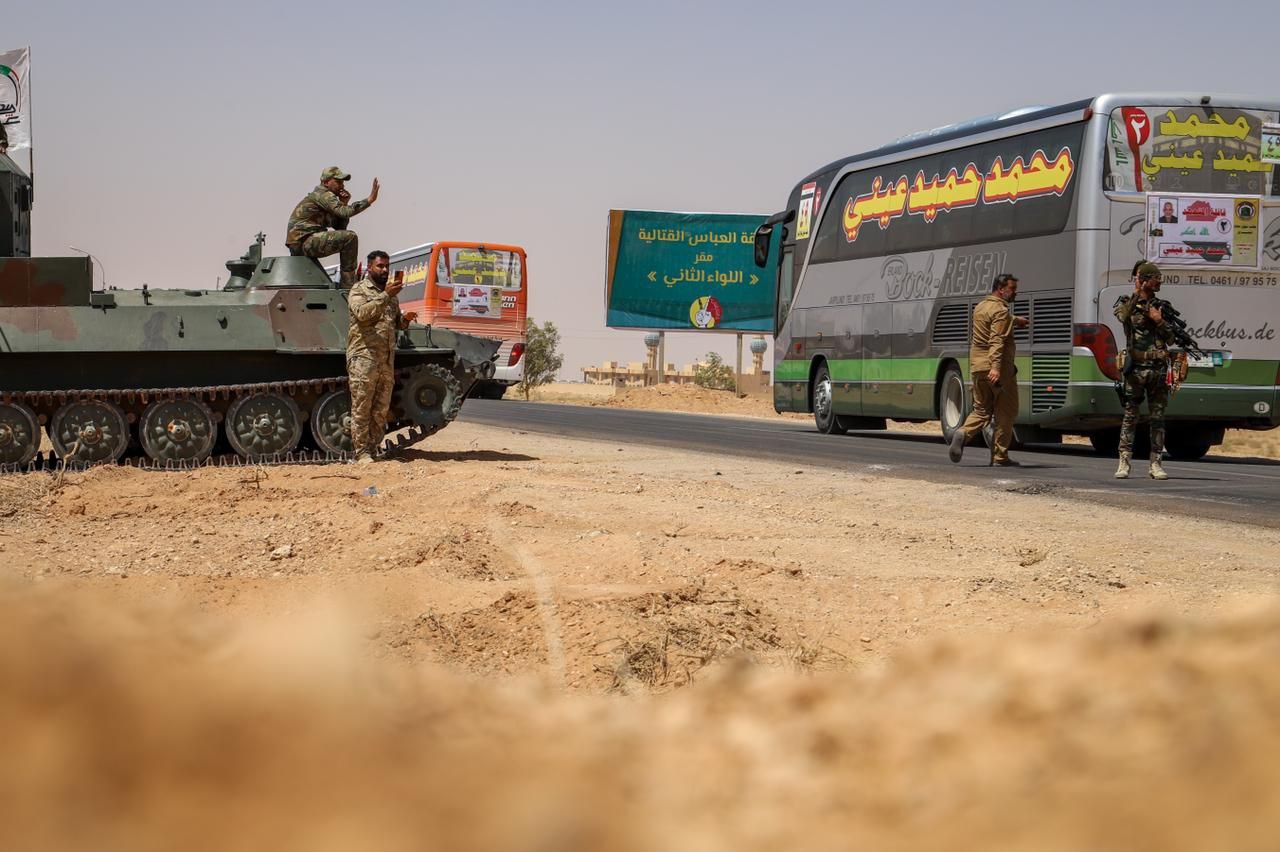 حشد العتبات المقدسة يؤمن الحماية لـ 9 ألاف حاج عراقي