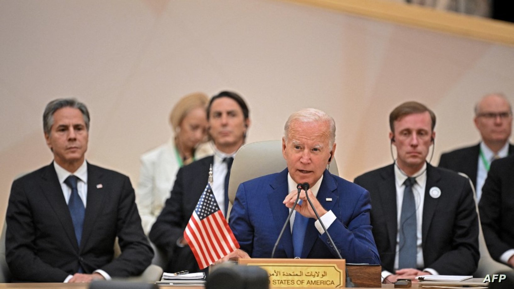 بايدن: نأمل في إنجاح ربط شبكة كهرباء العراق بدول الخليج ⁧