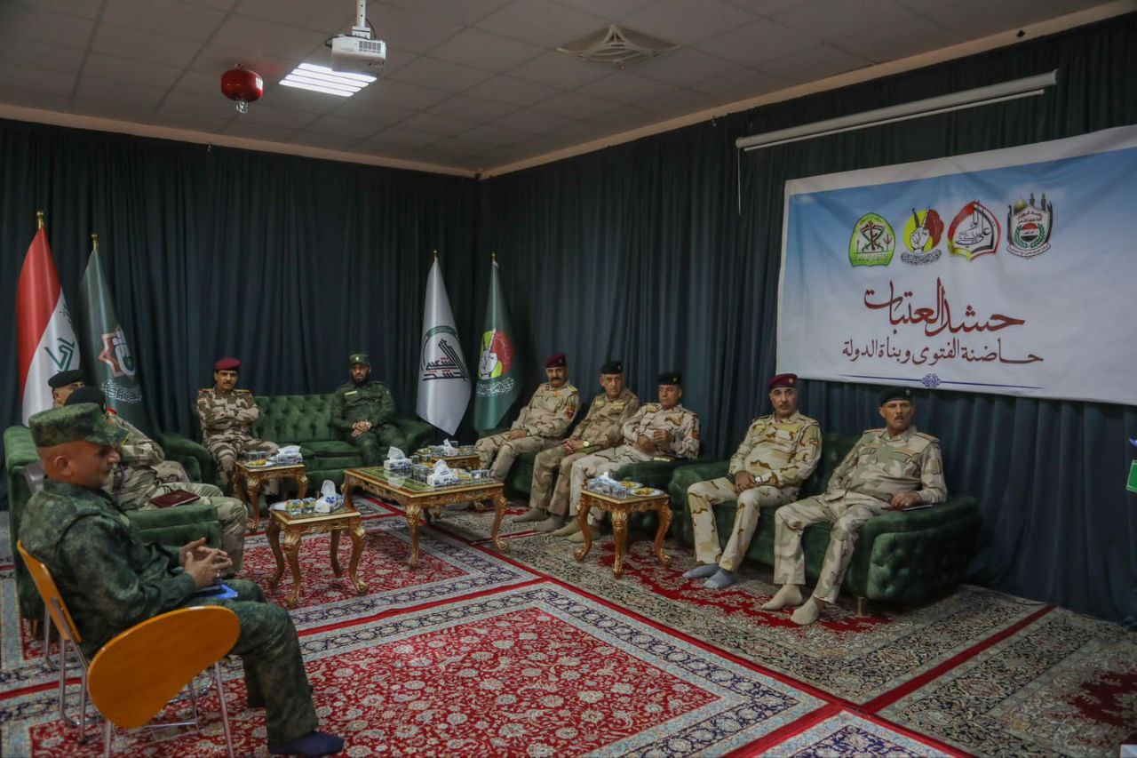 حشد العتبات يسدل الستار عن أحدث منظومة كاميرات مراقبة عسكرية في العراق (صور)