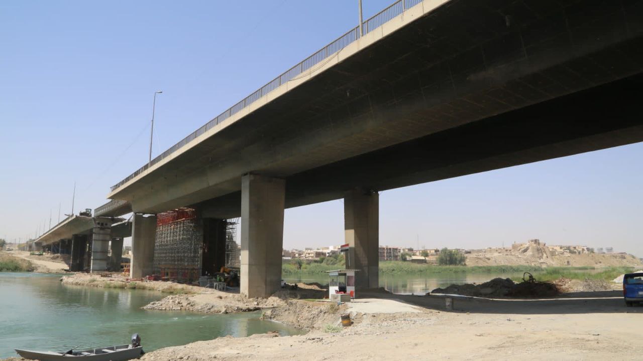 الإعمار تحدد نسب الإنجاز في جسر الموصل الخامس (صور)