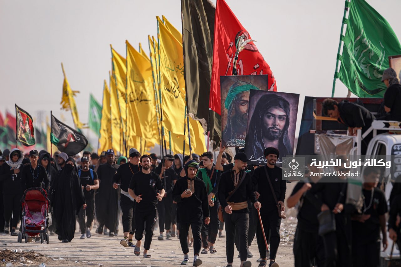 حرارة الشوق في سيل جارف نحو ابي الاحرار (صور)