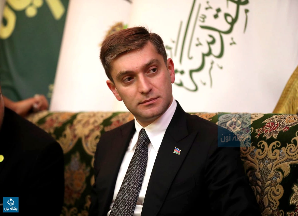 القائم بأعمال سفارة أذربيجان يزور مرقد الامام الحسين (ع) ويكشف عن (35) الف زائر من بلاده شاركوا في الزيارة الاربعينية