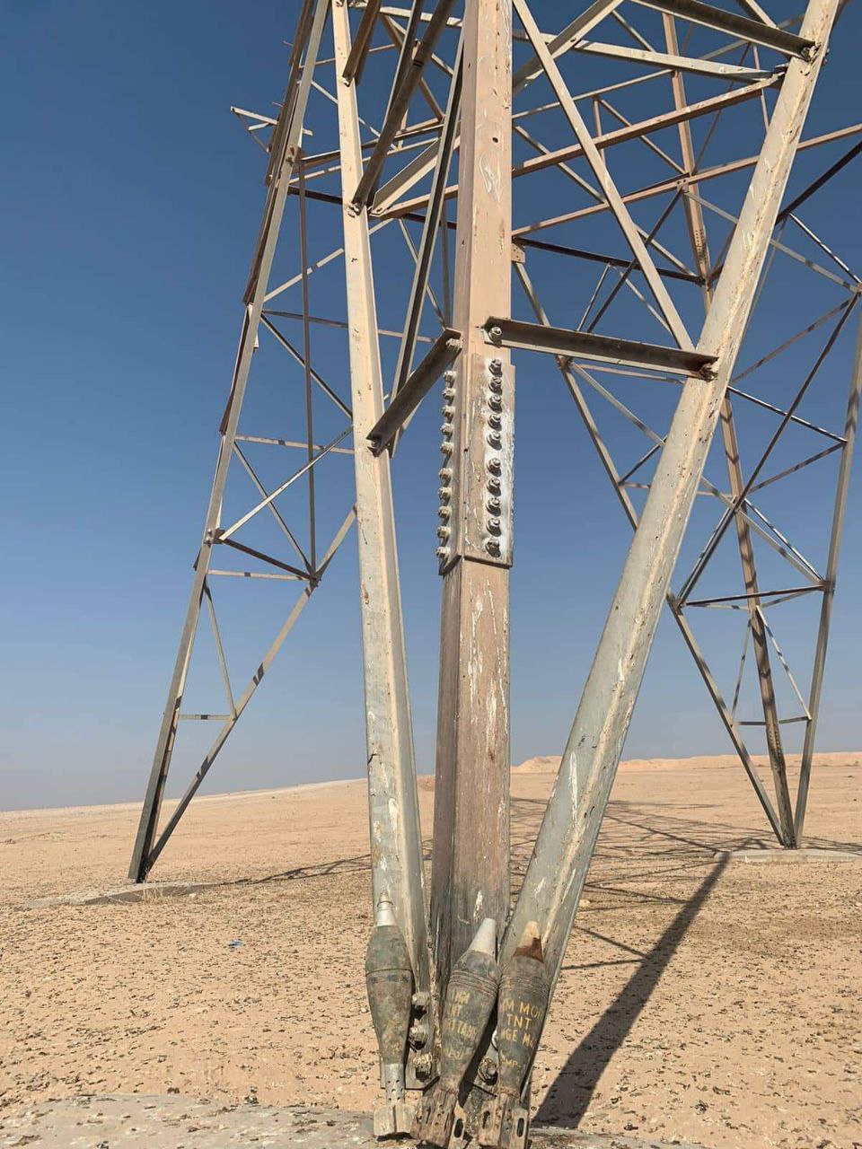 إحباط محاولة لتفجير أحد أبراج نقل الطاقة الكهربائية على طريق بغداد - كركوك