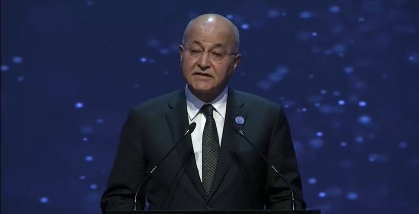 رئيس الجمهورية: العراق يمر بظرف خطير.. هذا طريق الخروج من الأزمة (فيديو)