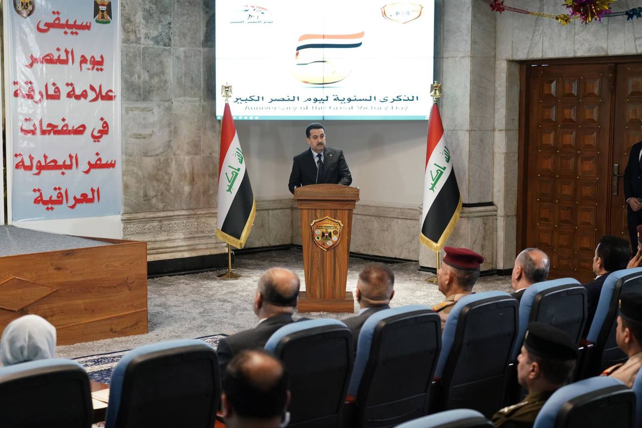 السوداني: العراقيون الذين انتصروا على الإرهابِ قادرون أنْ ينتصروا على الفساد (فيديو)