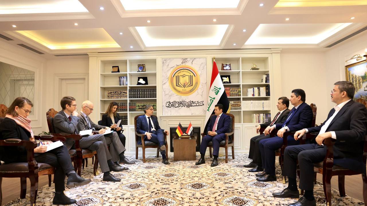 العراق والمانيا يبحثان التعاون الاستخباري وتفكيك "الهول"