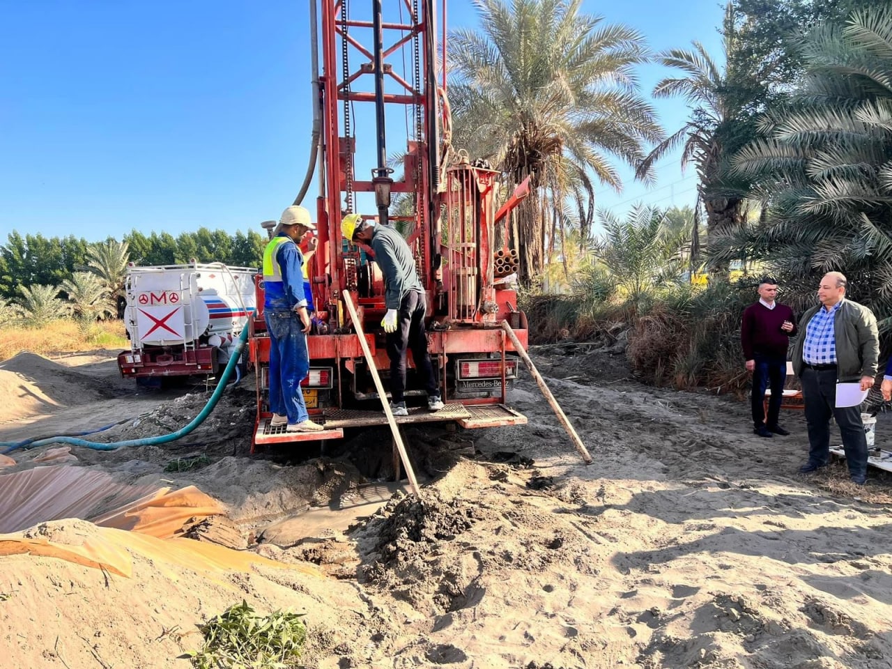 كربلاء.. المباشرة بانشاء جسر ثالث على نهر الفرات في قضاء الهندية