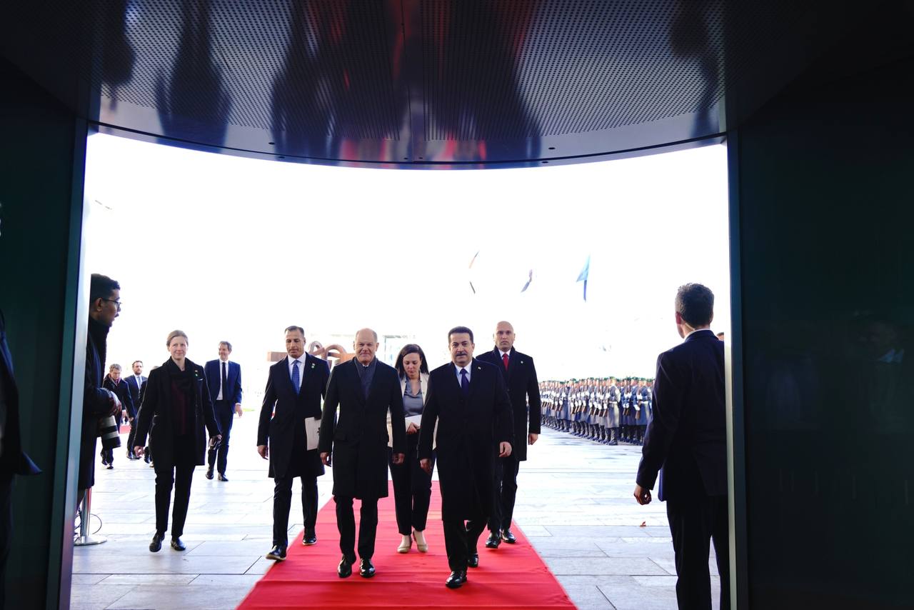 السوداني والمستشار الألماني يستعرضان جملة ملفات بينها تخص الطاقة (صور)