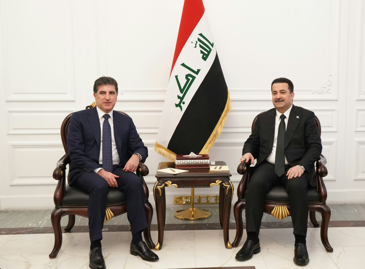 السوداني وبارزاني يبحثان موازنة 2023 وتأمين الحدود