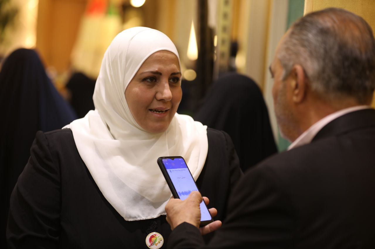 السورية ريما الزين.. مهرجانات العتبة الحسينية تعطي المرأة المسلمة  دافعا كبيرا لعمل الخير