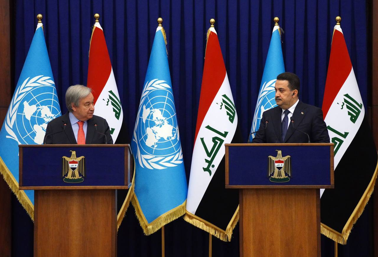 غوتيريش: نتطلع لمشاركة العراق في مؤتمر المياه الذي سيعقد الشهر الحالي (فيديو)