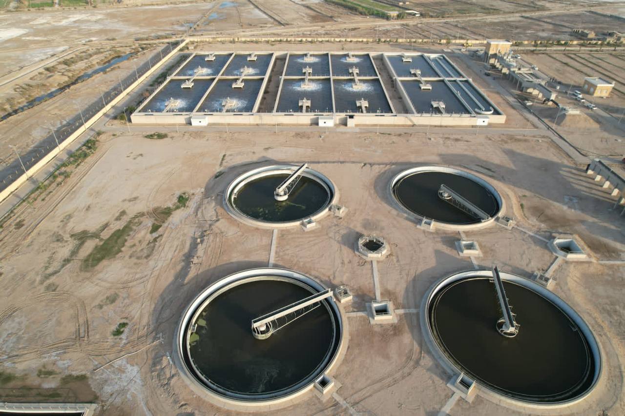 كربلاء.. افتتاح مشروع مجاري قضاء الحر (صور)