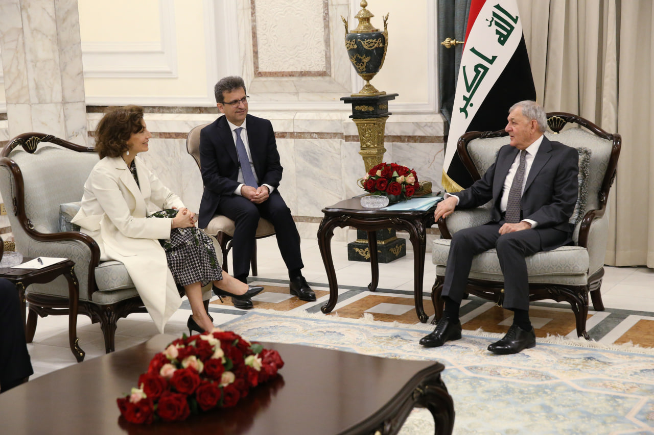 رئيس الجمهورية: العراق غني بمعالمه الأثرية