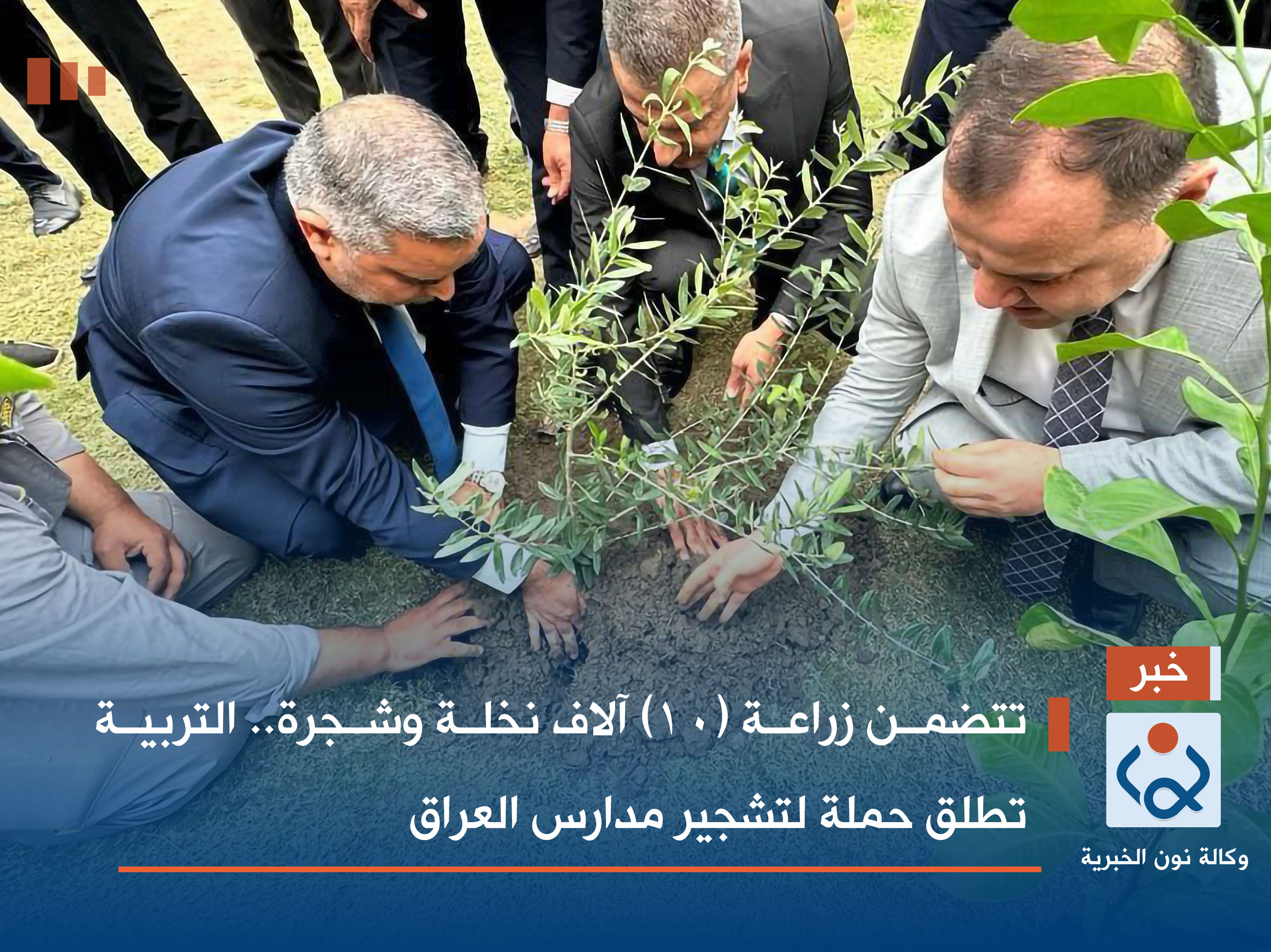 تتضمن زراعة (10) آلاف نخلة وشجرة.. التربية تطلق حملة لتشجير مدارس العراق