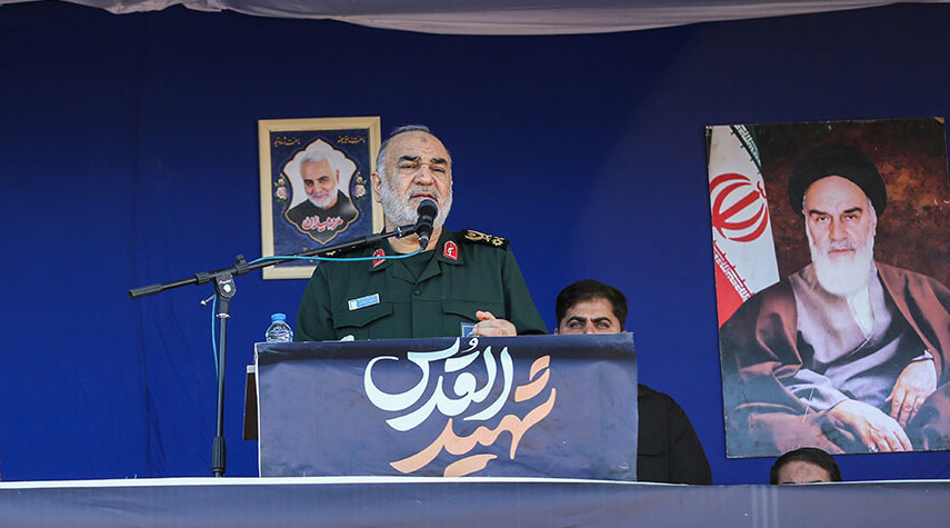 قائد الحرس الثوري الايراني: سليماني أنقذ العراق من شر الهيمنة الأمريكية