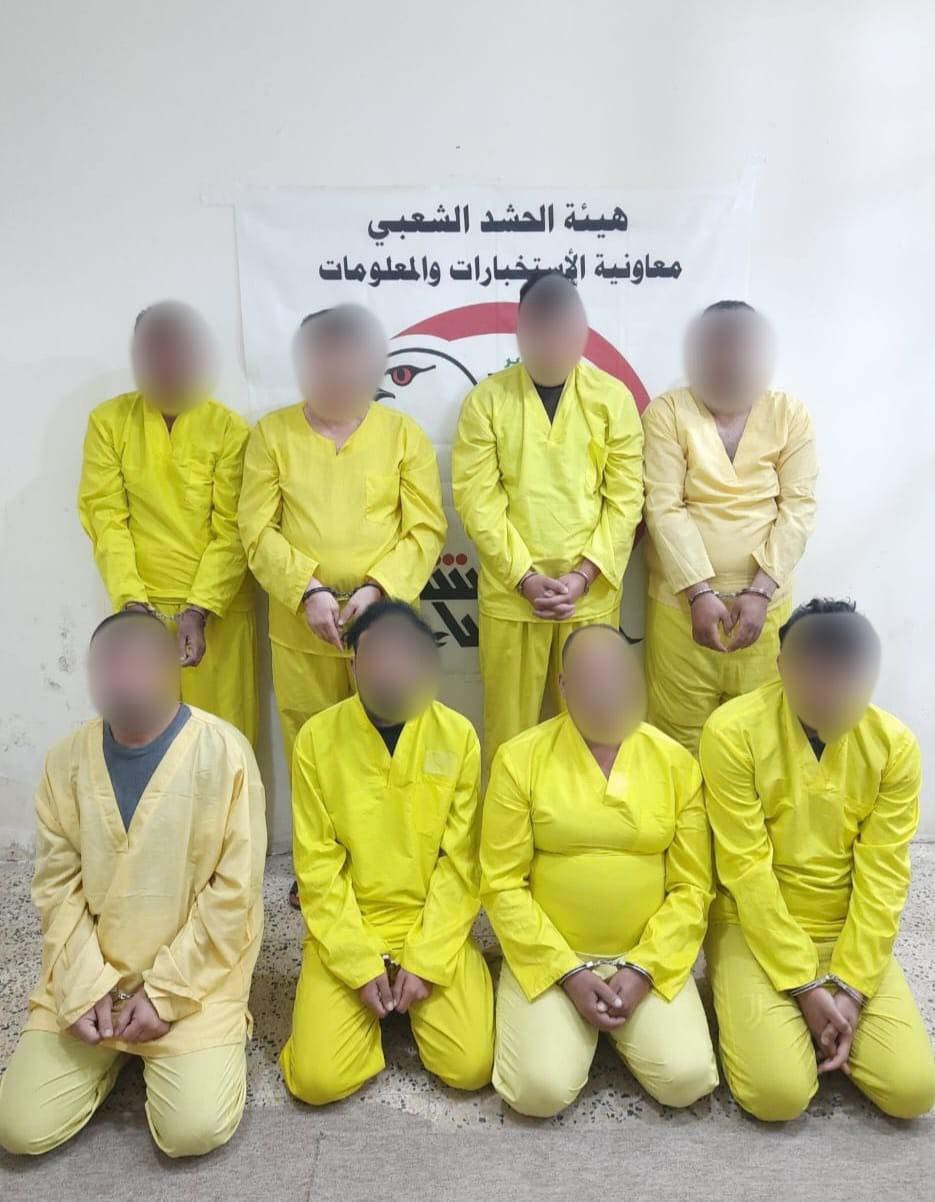 الحشد يطيح بشبكة تضم 8 قياديين في حزب البعث "المحظور"