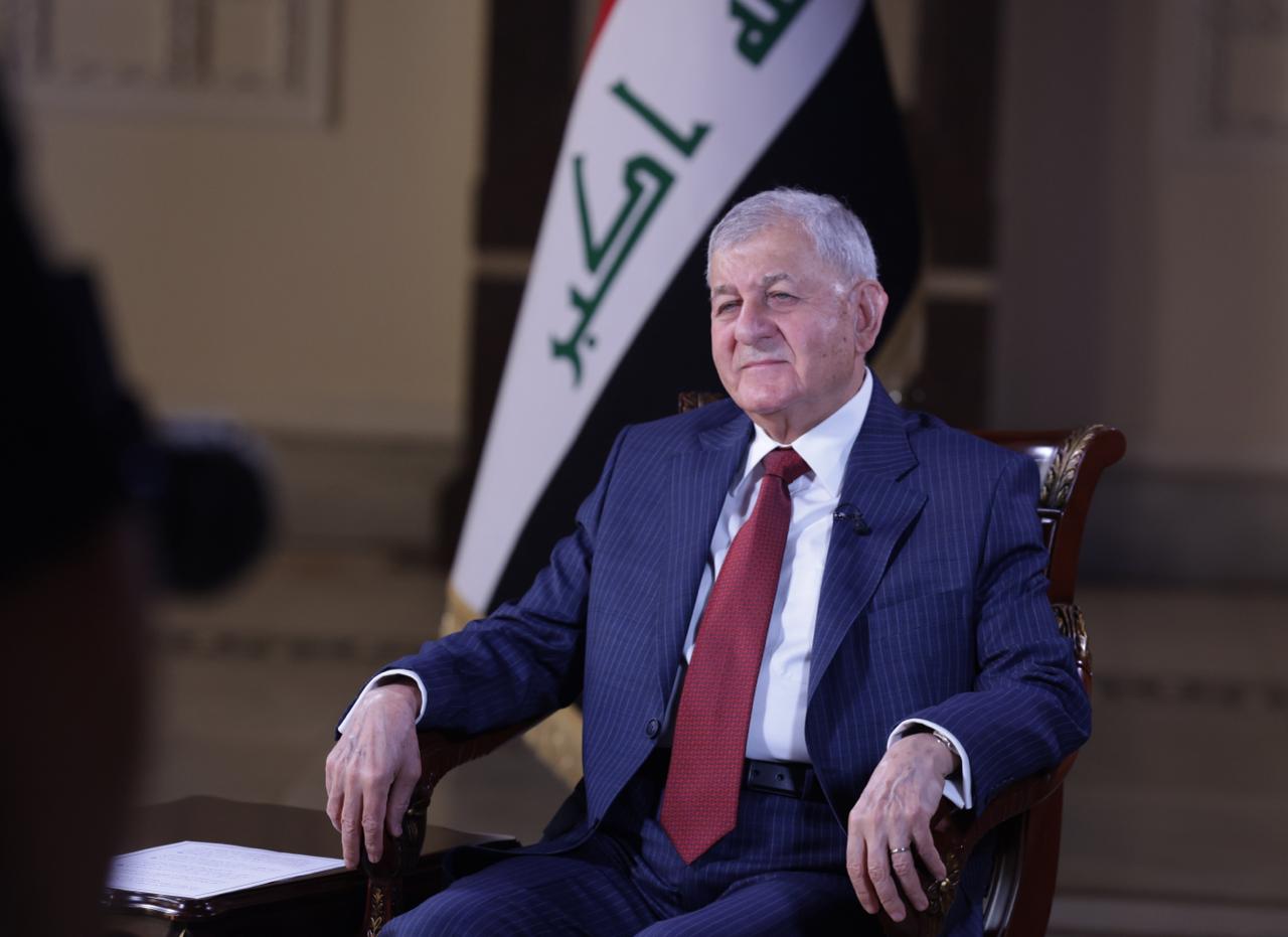 رئيس الجمهورية: العراق يرغب بإقامة علاقات جيدة مع أمريكا