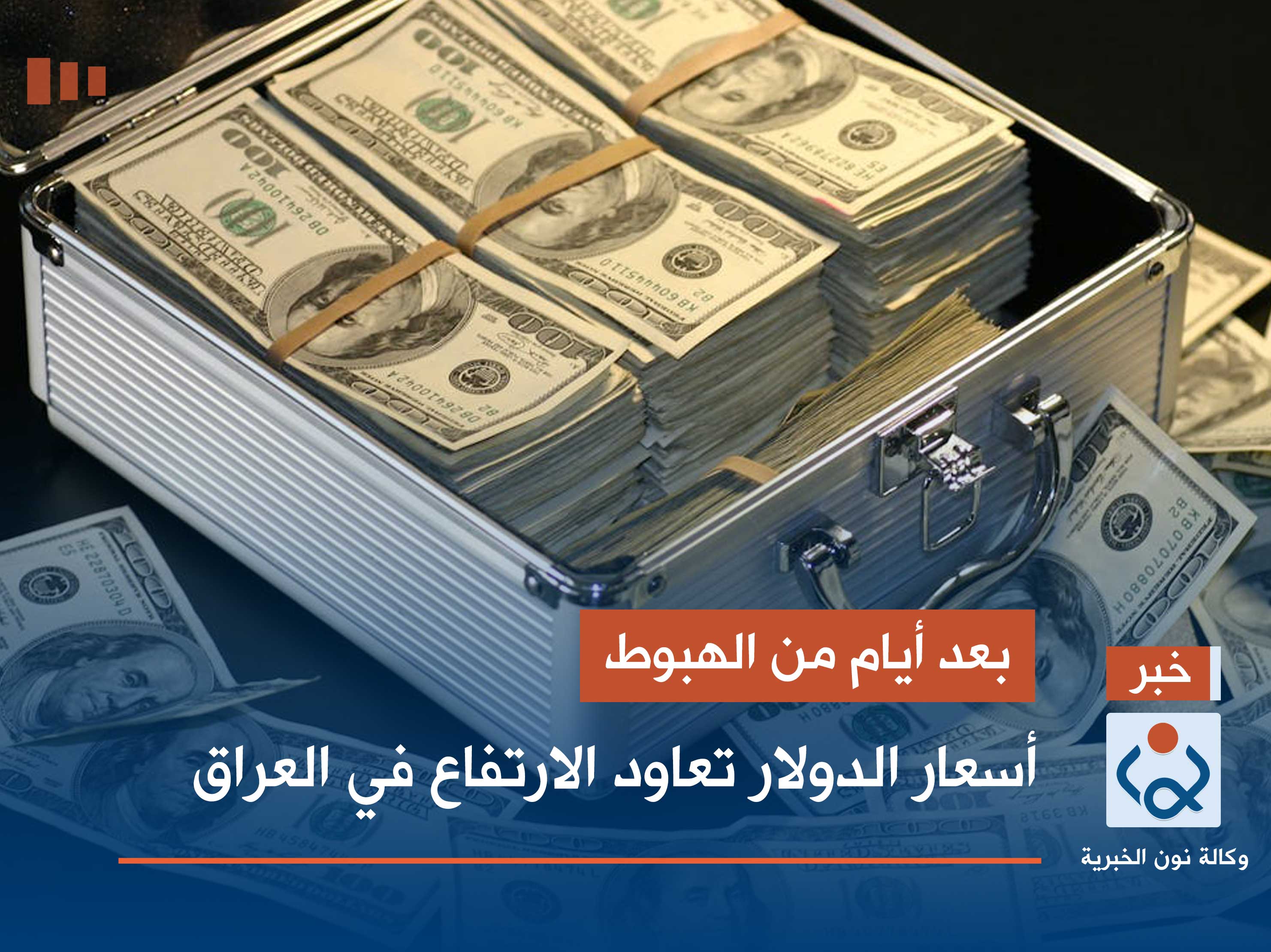 بعد أيام من الهبوط.. أسعار الدولار تعاود الارتفاع في العراق