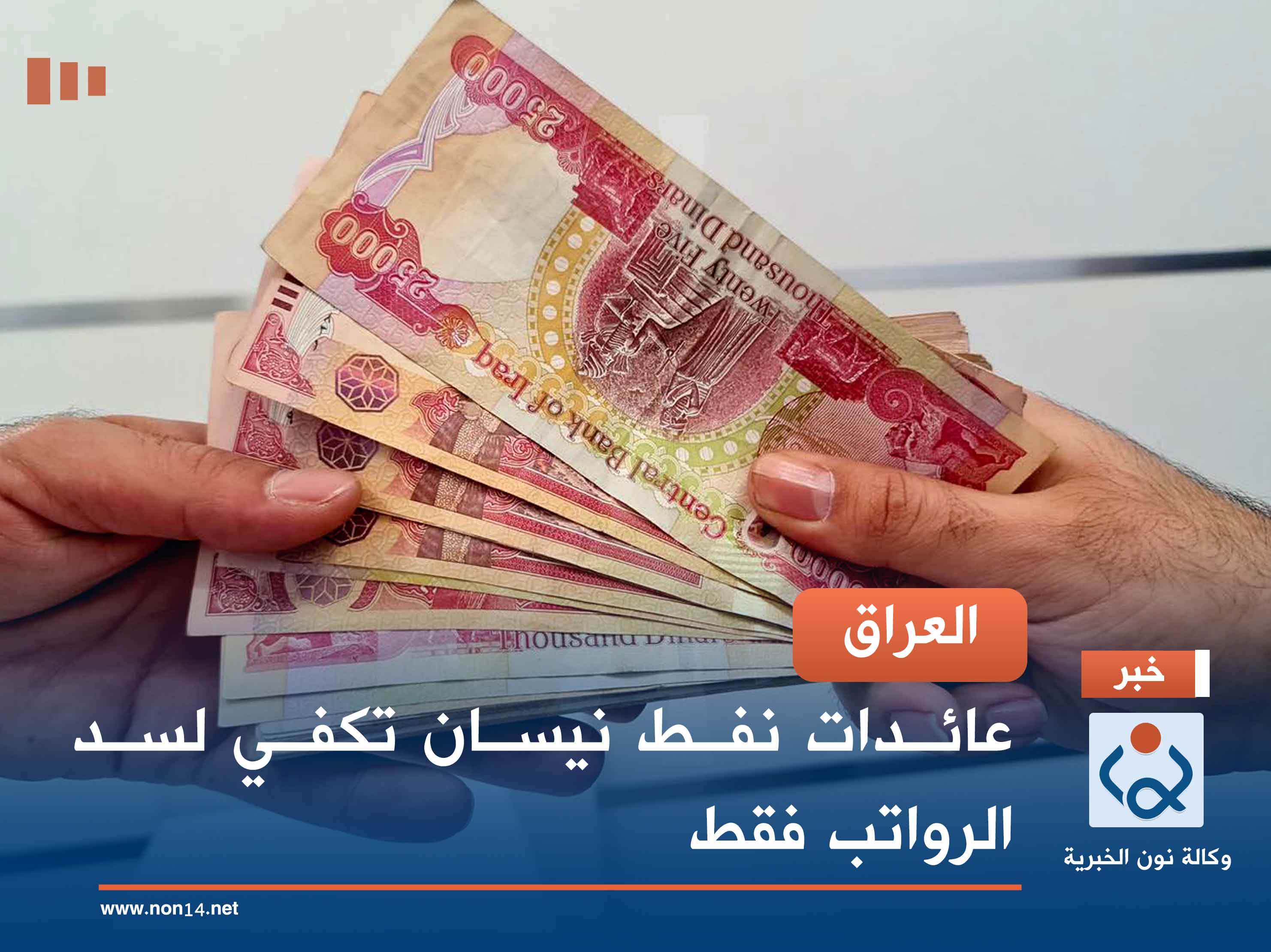 العراق.. عائدات نفط نيسان تكفي لسد الرواتب فقط