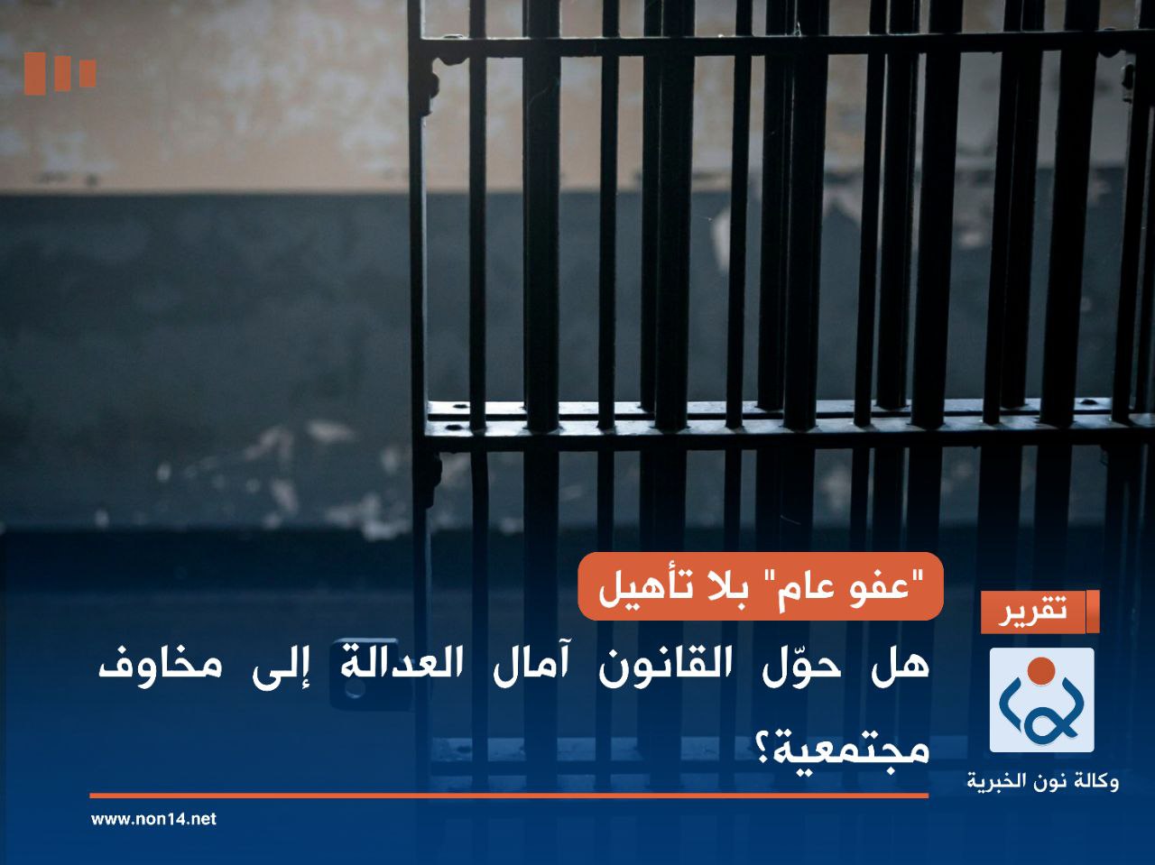 "عفو عام" بلا تأهيل.. هل حوّل القانون آمال العدالة إلى مخاوف مجتمعية؟