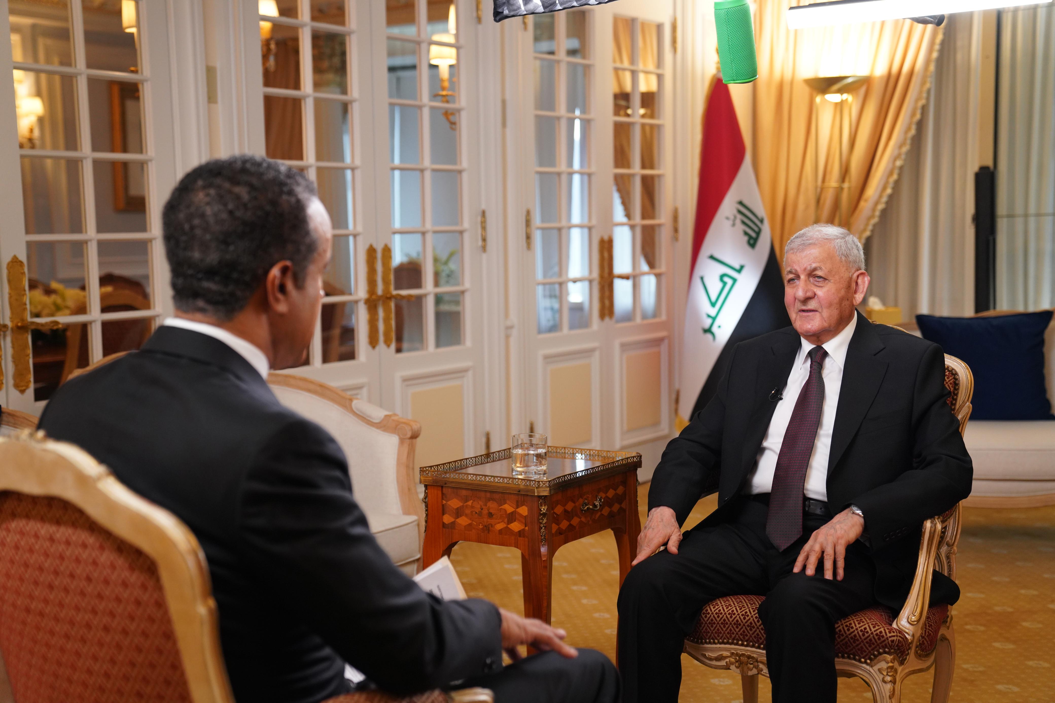 "لا نحصل على حصتنا من دجلة والفرات".. الرئيس العراقي يحث على جمع مياه الأمطار