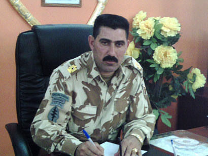 موقع نون في لقاء مع أمر الرد السريع في واسط الرائد عزيز الأمارة