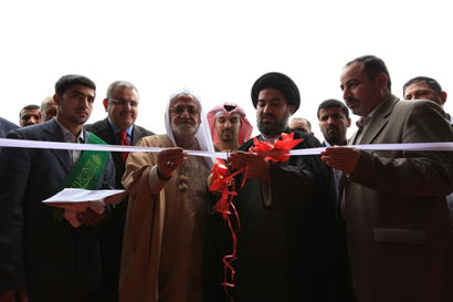 رئيس ديوان الوقف الشيعي يفتتح مشروع المجمع الصناعي والمخزني (السقاء 2 ) في كربلاء