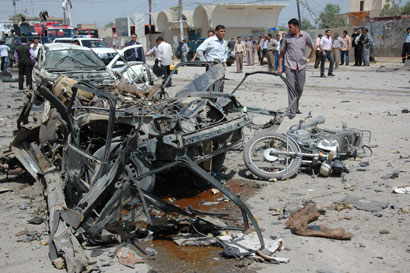 التفاصيل الاولية للانفجارين في مدينة كربلاء المقدسة
