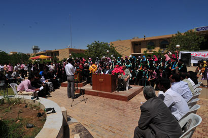 جامعة كربلاء تحتفل بيوم القسم  بمشاركة أساتذة وطلاب اللغة العربية