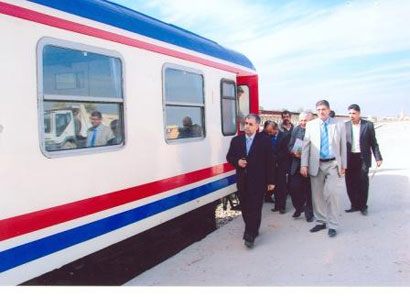 وزارة النقل تباشر بتنفيذ مشروع مد خط سكة حديد المسيب - كربلاء المؤقت