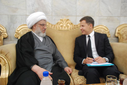 ممثل المرجعية الدينية في كربلاء يطالب الحكومة الفرنسية بالمساهمة الفاعلة لإخراج العراق من طائلة البند السابع