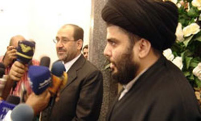 التيار الصدري يوافق على ترشيح ولاية ثانية للمالكي