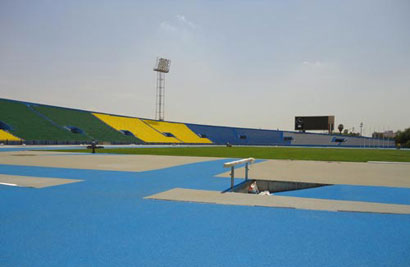 تسليم  ملعب الشعب الدولي الى اللجنة الاولمبية الكردستانية بعد الانتهاء من تاهيله