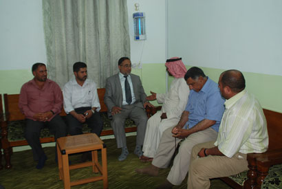 وفد من مدينة الفلوجة يزور العتبة الحسينية ويروي قصة مأساة عاشتها المدينة في ظل الإرهاب