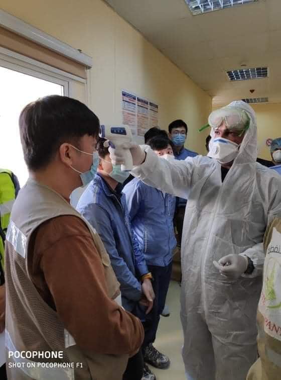 بالصور:تعرف على الحالة الصحية للعامل الهندي في مصفى كربلاء المشتبه باصابته بفايروس كورونا