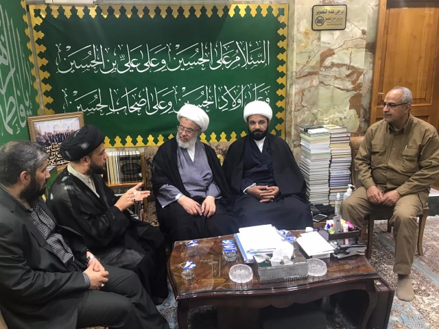 تعرف على تفاصيل لقاء قيادات بالحشد الشعبي مع ممثل المرجع السيستاني بكربلاء