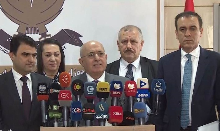 وفد كردي يصل الى بغداد.