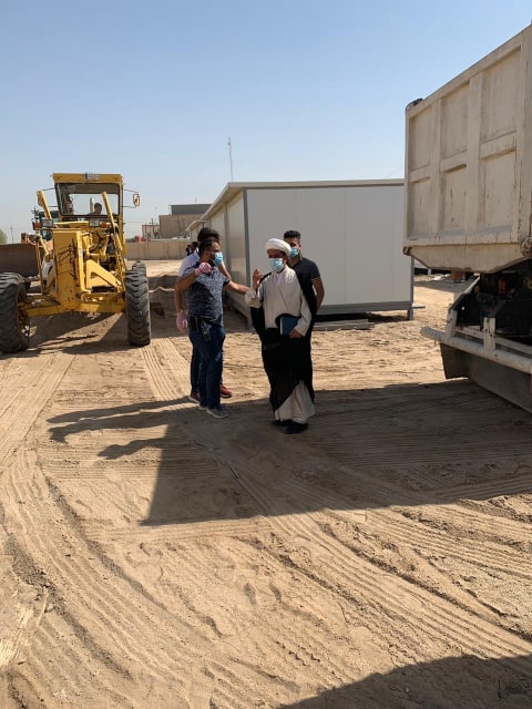 فيديو:بناء مشفى خاص لعلاج المصابين بكورونا في محافظة البصرة يسع 100 سرير وبمدة زمنية لاتتجاوز 30 يوما