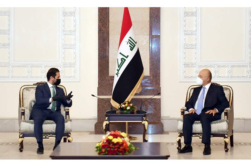رئيس الجمهورية يحث على إيجاد حلول جذرية لمشاكل بغداد وإقليم كردستان