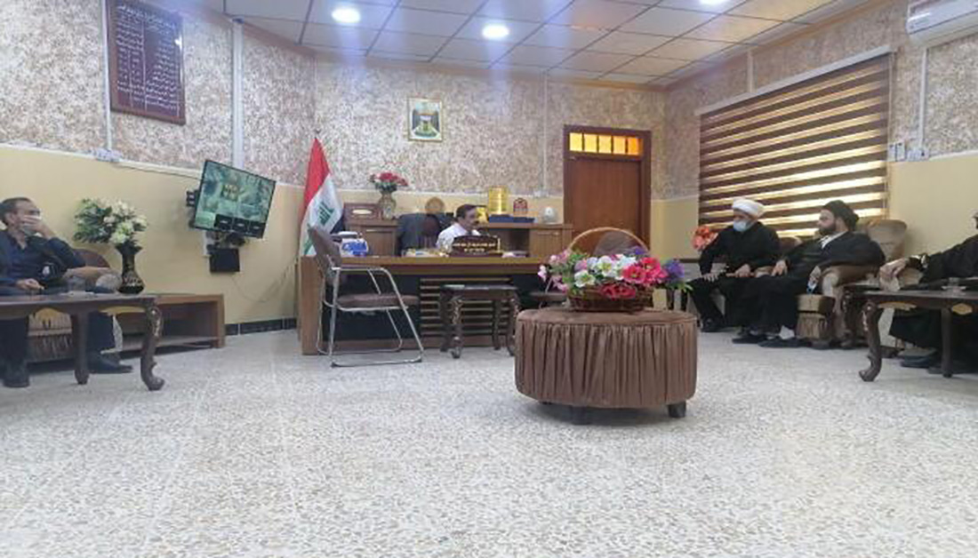 كربلاء:العتبة الحسينية تلبي دعوة زعيم الطائفة الايزيدية في العراق