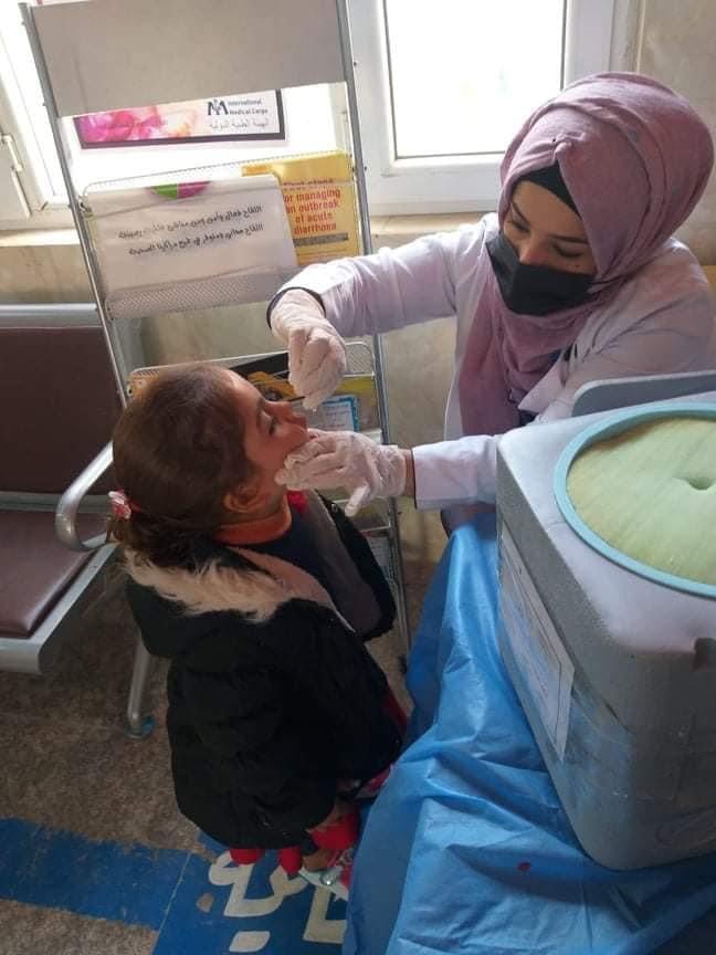 كربلاء:اختتام الحملة الخريفية شُبه الوطنية للتلقيح بلقاح شلل الأطفال الفموي " ثنائي النمط " بنسبة تغطية ( 97.5 % )