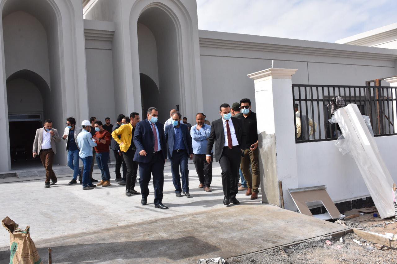 بالصور:مدير صحة الانبار يزور مستشفى الشفاء سعة 150 سرير انجزته العتبة الحسينية في الرمادي‏‎