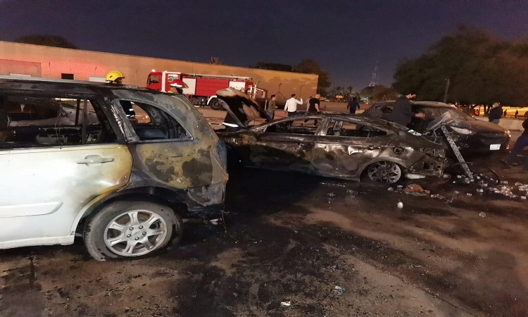 صواريخ تستهدف المنطقة الخضراء ..وهذه المواقع التي تم استهدافها