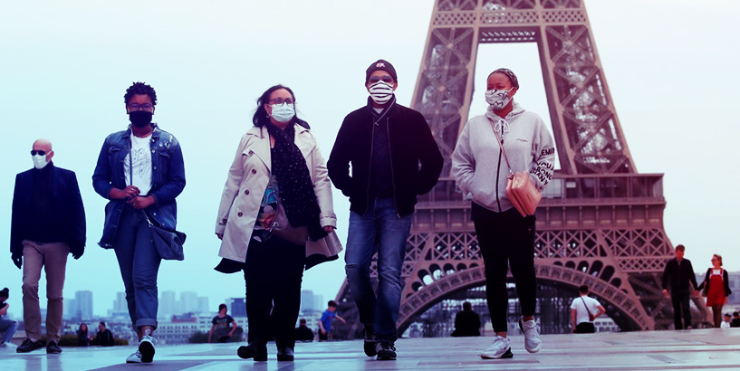 السلطات الفرنسية تعيد فرض القيود لمدة شهر لارتفاع الاصابات