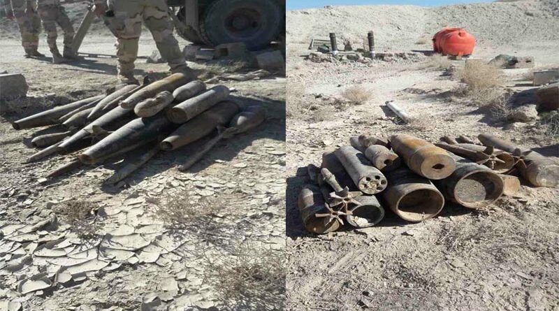 ضبط اعتدة من مخلفات داعش في صحراء الانبار