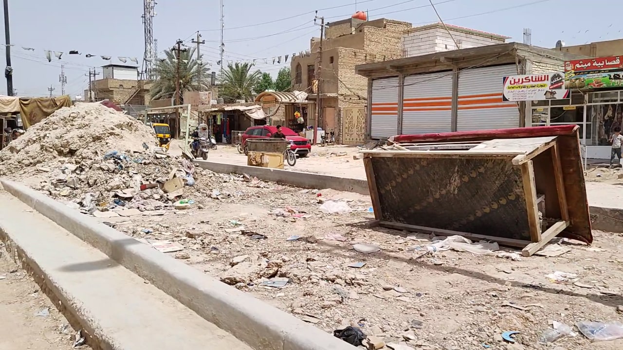 منطقة الجاير وسط كربلاء تتحدث عن معاناتها:عشر سنوات ومشروعنا متلكأ