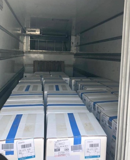 بالصور:العراق يعلن وصول وجبة جديدة من لقاح فايزر